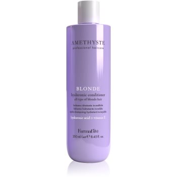 FarmaVita Amethyste Blonde balsam de par violet neutralizeaza tonurile de galben - imagine 2